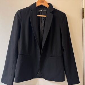 ZARA Black Tailored Blazer | Chic Fitted Staple | Size XS (US 2 / EU 34)